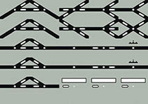 085-69091 - Track-Control Folie Weichen-Symbole